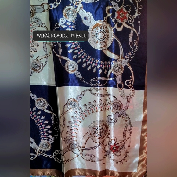 WINNERSCHOICE SCARF ✨️ NO BRAND 90×90 🔥SOO SOFT AND BEAUTIFUL🔥 - Picture 2 of 9